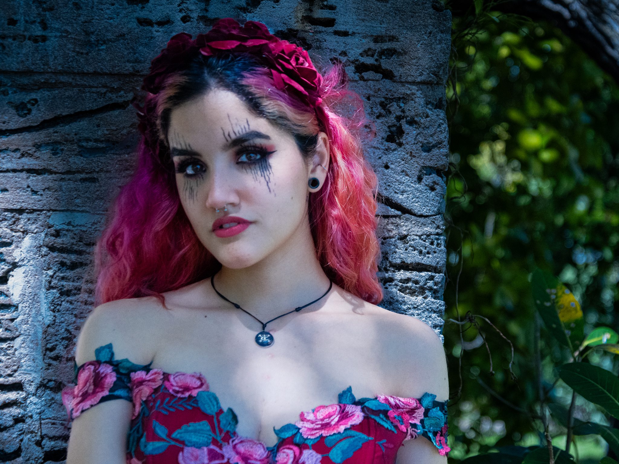 Colorful editorial portrait by Samcube Photography